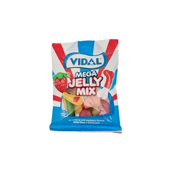 Vidal Mega Jelly Mix 90g - EuroGiant