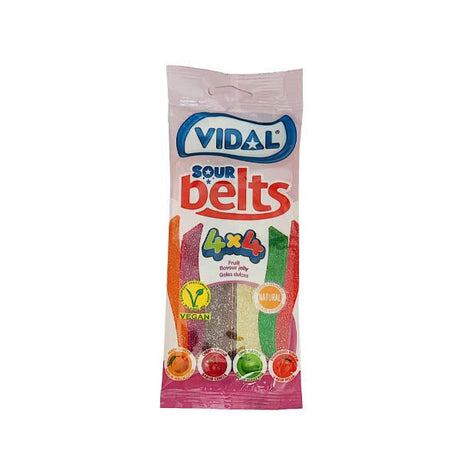 Vidal Sour Belts 4*4 90g - EuroGiant