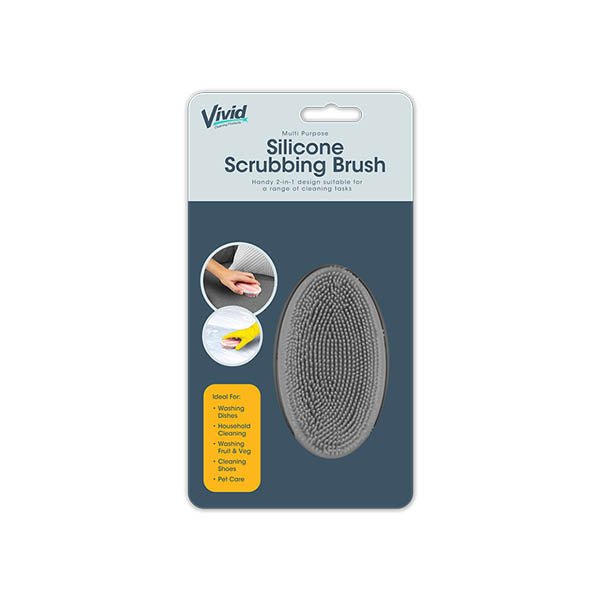 Vivid Silicone Scrubbing Brush - EuroGiant