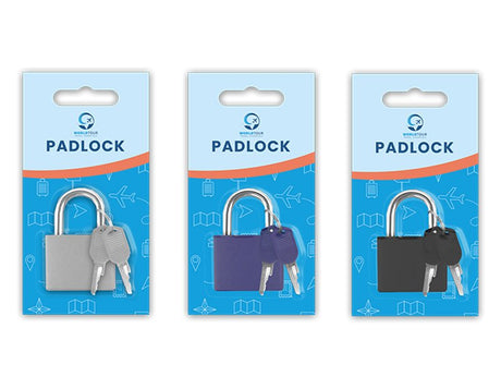 World Tour Mini Padlocks 2 Pack Assorted - EuroGiant