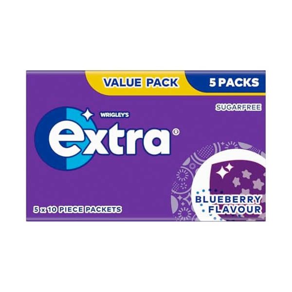 Wrigleys Extra Blueberry 5 Pack - EuroGiant