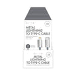 Zenso Metal Lightning To Type C Cable - EuroGiant