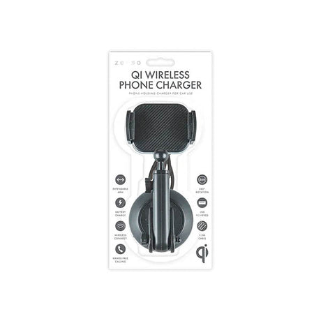 Zenso Qi Wireless Car Phone Charger Hold - EuroGiant
