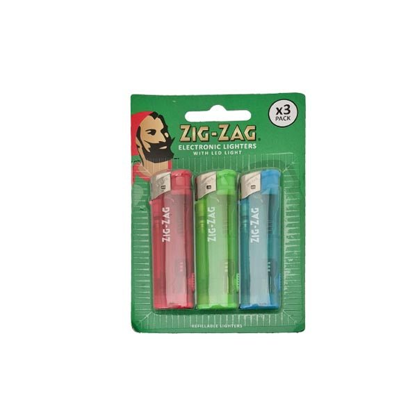 Zig Zag Electronic Lighters Led Light 3 - EuroGiant