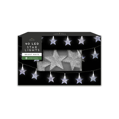 40 Led Star Lights B/o Bright White - EuroGiant