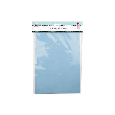 A4 Pastel Cards 10 Sheets - EuroGiant