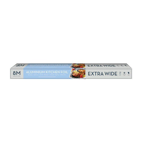 Aluminium Kitchen Foil 8 Metre Ext. Wide - EuroGiant