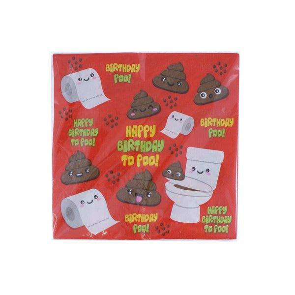 Amazing Birthday Napkins Pooh 30 Pk - EuroGiant