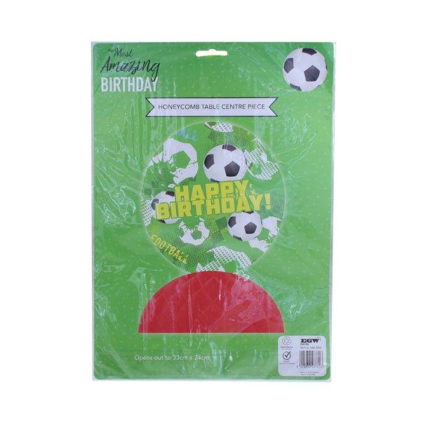 Amazing Birthday Table Centre Piece Football - EuroGiant