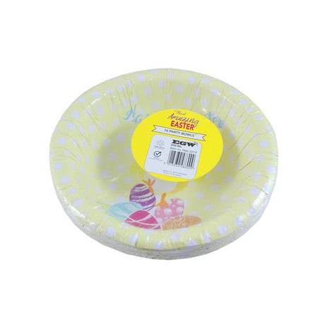 Amazing Easter Party Bowls 16 Pk - EuroGiant