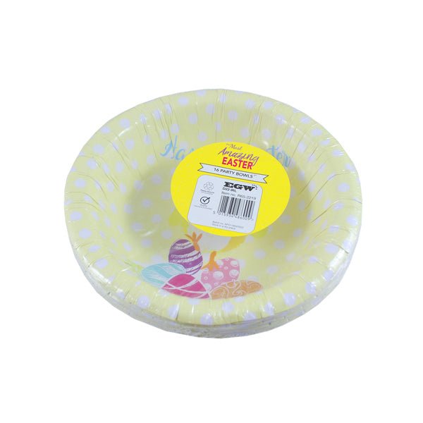 Amazing Easter Party Bowls 16 Pk - EuroGiant