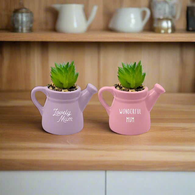 Amazing Mum Ceramic Watering Can Ornamen - EuroGiant