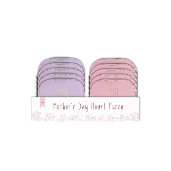 Amazing Mum Mothers Day Heart Purse - EuroGiant