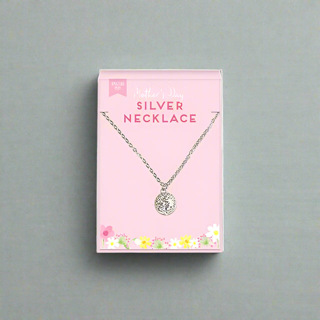 Amazing Mum Mothers Day Silver Necklace - EuroGiant