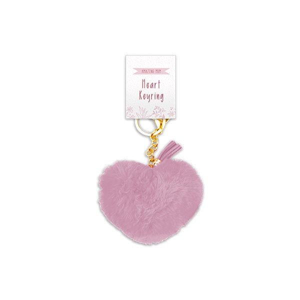 Amazing Mum Plush Heart Keyring - EuroGiant