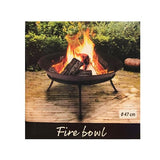 Ambiance Fire Bowl On Stand 47x21cm - EuroGiant