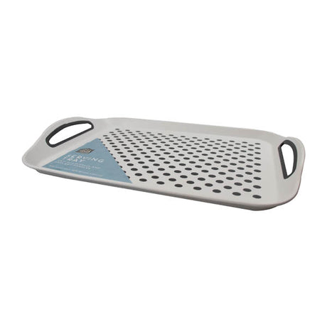 Anti Slip Serving Tray White Large - EuroGiant