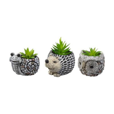 Artificial Plant In Animal Planter - EuroGiant