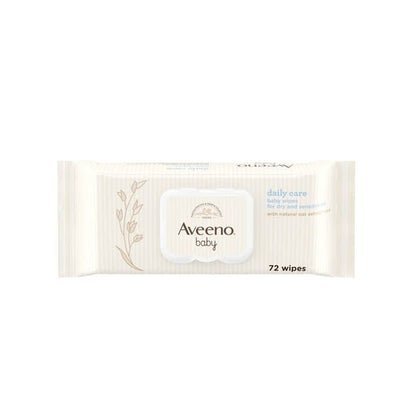 Aveeno Baby Wipes Dry & Sensitive 72s - EuroGiant