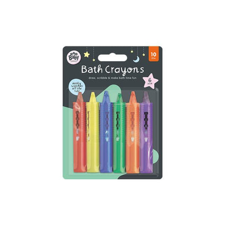 Baby Essentials Bath Crayons 6 Pack - EuroGiant