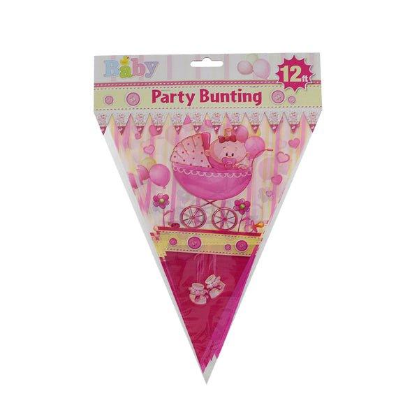 Baby Party Bunting Pink - EuroGiant