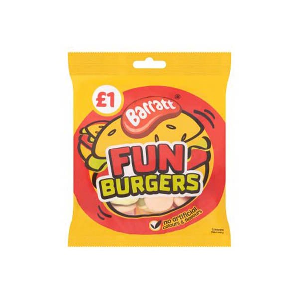 Barratt Fun Burgers 80g - EuroGiant
