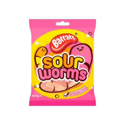 Barratt Sour Worms 160g - EuroGiant