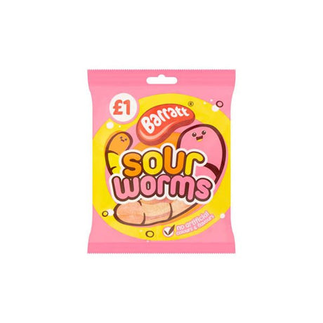 Barratt Sour Worms 80g - EuroGiant