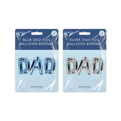 Best Dad Blue Dad Foil Balloon Banner - EuroGiant