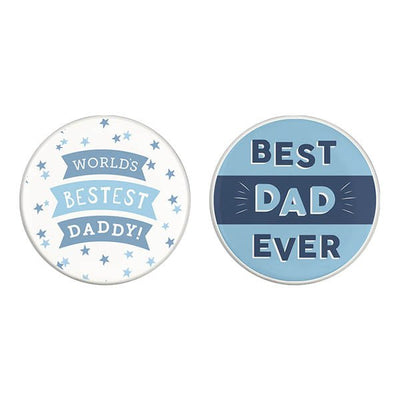 Best Dad Ever Novelty Ceramic Coaster - EuroGiant