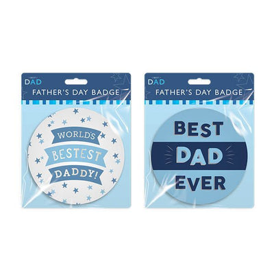 Best Dad Fathers Day Badge - EuroGiant