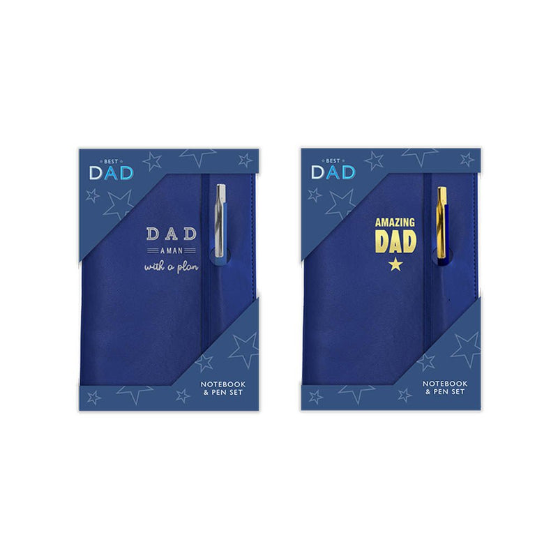 Best Dad Luxury A5 Notebook & Pen Set - EuroGiant