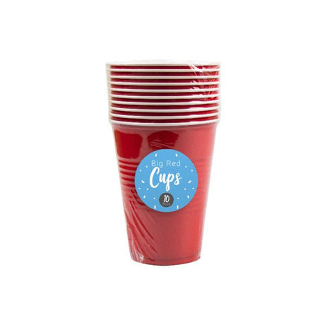 Big Red Cup 10PK - EuroGiant