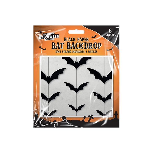 Black Paper Bat Backdrop 2 Metre - EuroGiant