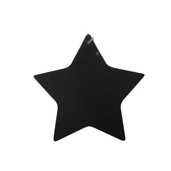 Blackboard Xmas Star With Chalk - EuroGiant
