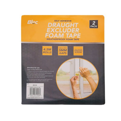 Bloc Draught Excluder Tape 2 Pack - EuroGiant