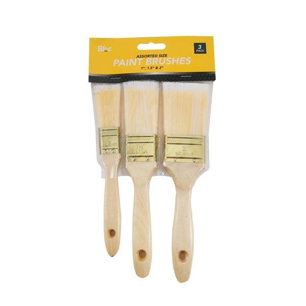 Bloc Paint Brushes 3PK - EuroGiant