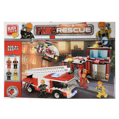 Block Tech Fire Rescue 555 Pces - EuroGiant