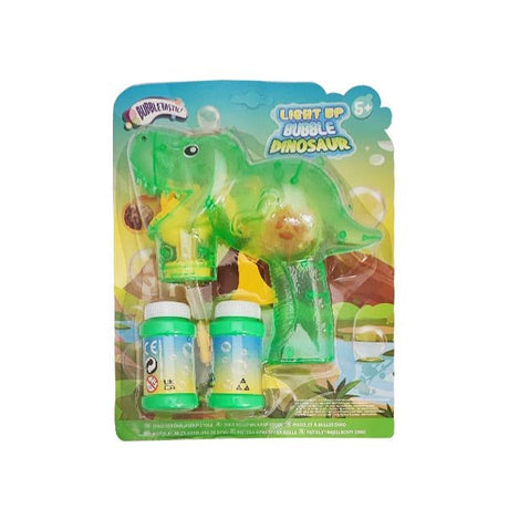 Bubbletastic Light Up Bubble Dinosaur - EuroGiant