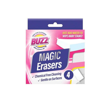 Buzz Sponge Magic Erasers 4 Pack - EuroGiant
