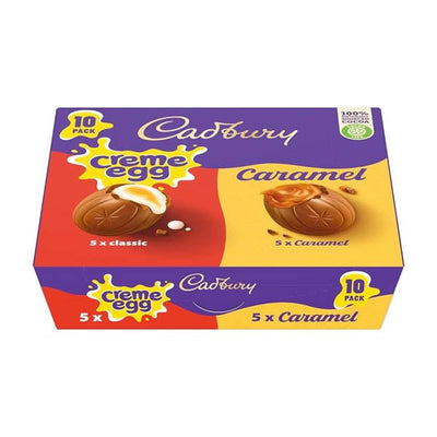 Cadbury Creme Egg/caramel Egg 10 Pack - EuroGiant