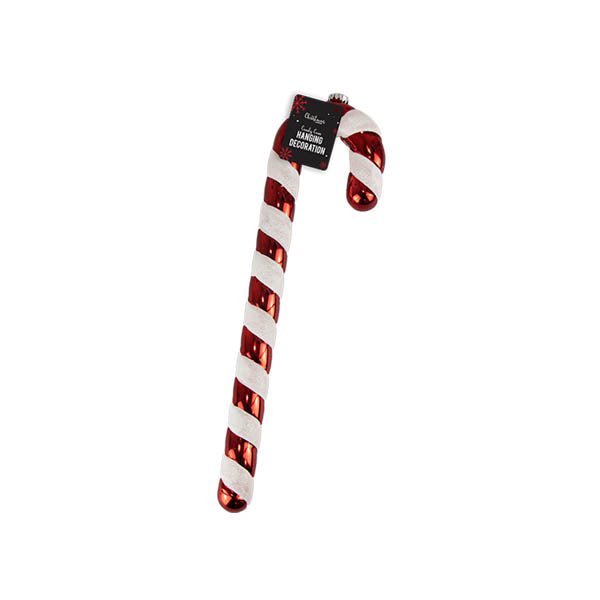 Candy Cane Hanging Decoration 40x11cm - EuroGiant