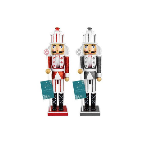 Candycane Nutcracker Soldier 36cm - EuroGiant