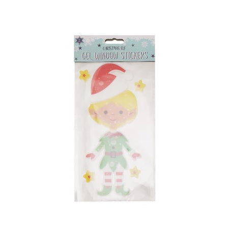 Christmas Elf Gel Window Stickers - EuroGiant