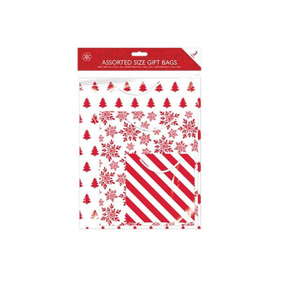 Christmas Gift Bags Assorted Size 3 Pack - EuroGiant