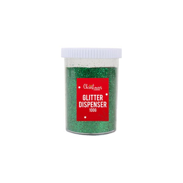 Christmas Glitter Dispenser 100g - EuroGiant