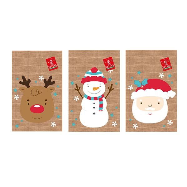 Christmas Jute Gift Sack 35x50cm - EuroGiant