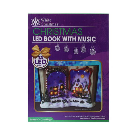 Christmas Led Book With Music - EuroGiant