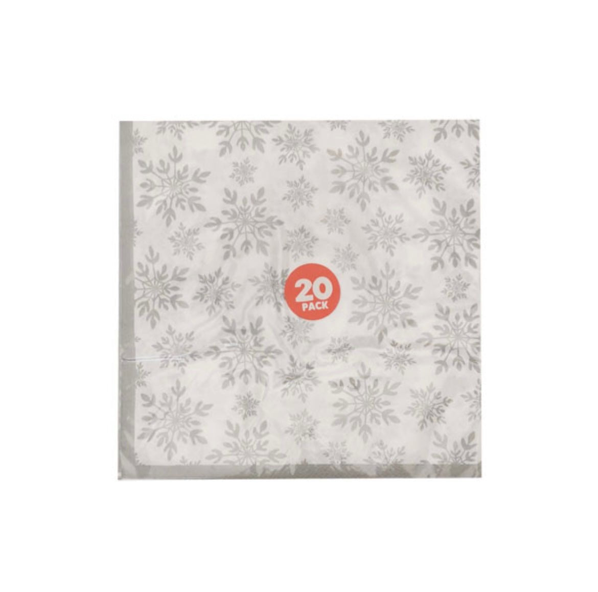 Christmas Printed Paper Napkins 20 Pack - EuroGiant