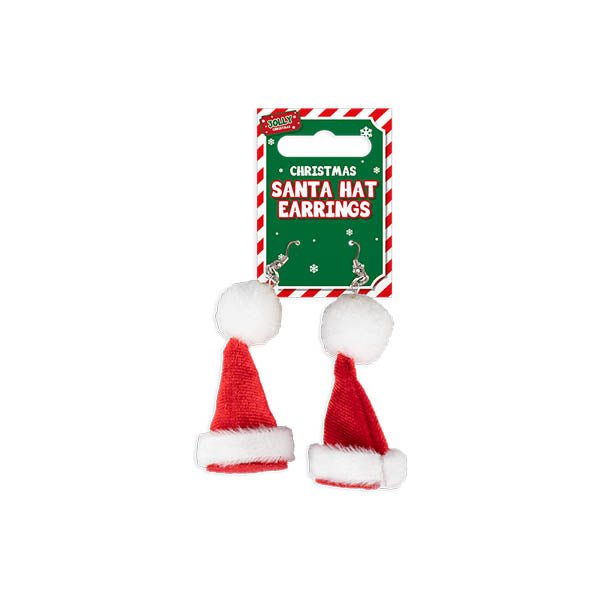 Christmas Santa Hat Earrings - EuroGiant